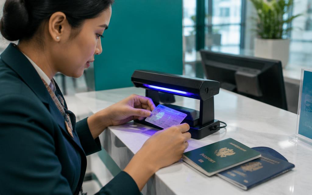 Mendeteksi dokumen dan identitas palsu